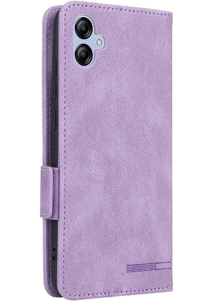 Kart Tutucu Kickstand Koruyucu Kapak ile Samsung Galaxy A04E Için Kılıf (Yurt Dışından)