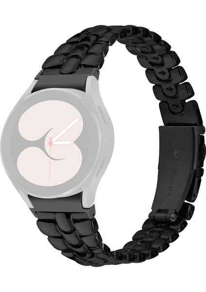 Samsung Galaxy Watch4 / Watch4 Classic / Watch 5 / Watch 5 Active Slim Watch Band Sakinsiz Metal Izleme Kayışı (Yurt Dışından)