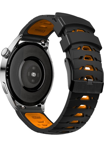 Samsung Galaxy Watch3 45MM / Huawei Watch Ultimate Trapez Silikon 22MM Watch Band (Yurt Dışından)