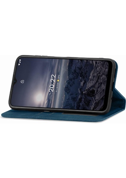 Nokia G21 Flip Kapak Için Kılıf Darbeye Cüzdan Deri Kılıf Basit (Yurt Dışından) modelleri