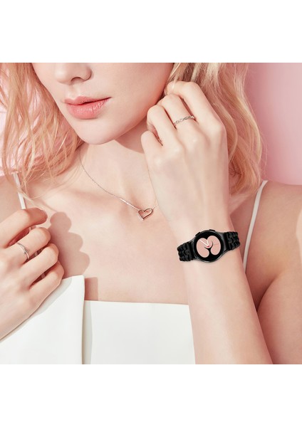 Samsung Galaxy Watch4 / Watch4 Classic / Watch 5 / Watch 5 Active Slim Watch Band Sakinsiz Metal Izleme Kayışı (Yurt Dışından) indirimleri