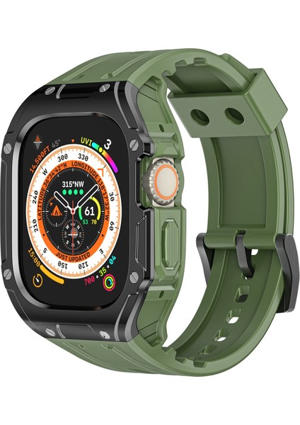 Apple Watch Ultra 49MM / Ultra 2 49MM Tpu Watch Band+Kılıf (Yurt Dışından)