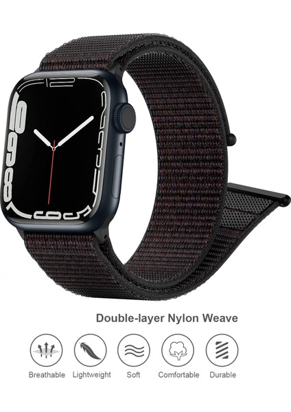 Apple Watch Series 9 8 7 41MM / 6 5 4 40MM Naylon Watch Band (Yurt Dışından) indirimleri