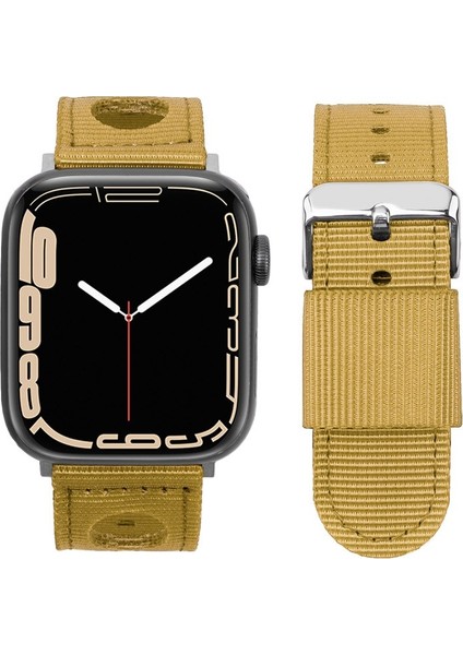 Apple Watch Ultra 2 49MM / 9 8 7 45MM / 6 5 4 44MM Su Geçirmez Naylon Watch Band (Yurt Dışından)