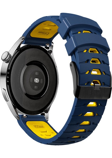 Samsung Galaxy Watch3 45MM / Huawei Watch Ultimate Trapez Silikon 22MM Watch Band (Yurt Dışından)