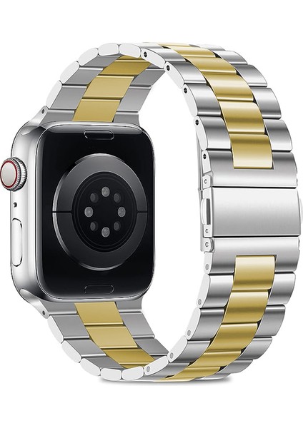 Apple Watch Ultra 2 49MM / 9 8 7 45MM Paslanmaz Çelik Saat Kayışı (Yurt Dışından)