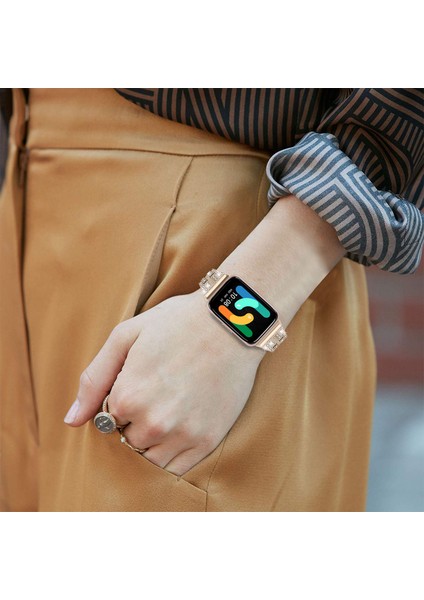 Samsung Galaxy Fit3 SM-R390 Kadın Yedek 2 Satır Taklidi Metal Saat Bandı Kayışı (Yurt Dışından) indirimleri