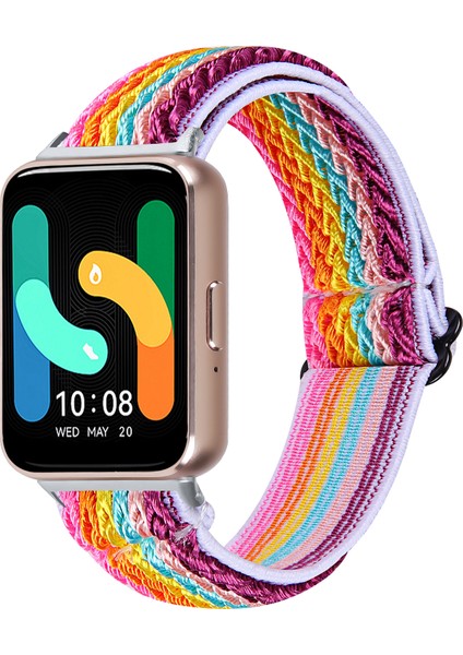 Samsung Galaxy Fit3 SM-R390 Dokuma Saat Kayışı Ayarlanabilir Bilek Bandı (Yurt Dışından) fiyatları