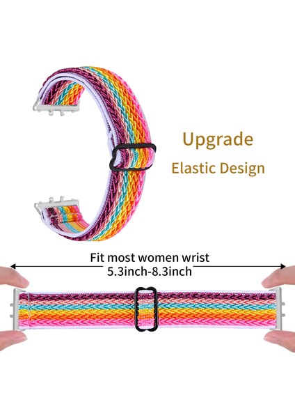 Samsung Galaxy Fit3 SM-R390 Dokuma Saat Kayışı Ayarlanabilir Bilek Bandı (Yurt Dışından) modelleri