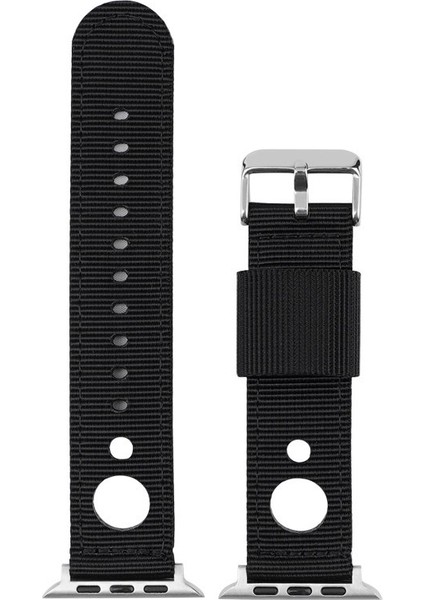 Apple Watch Series 9 8 7 41MM / 6 5 4 40MM Naylon Watch Band Su Geçirmez Yedek Kayış (Yurt Dışından)