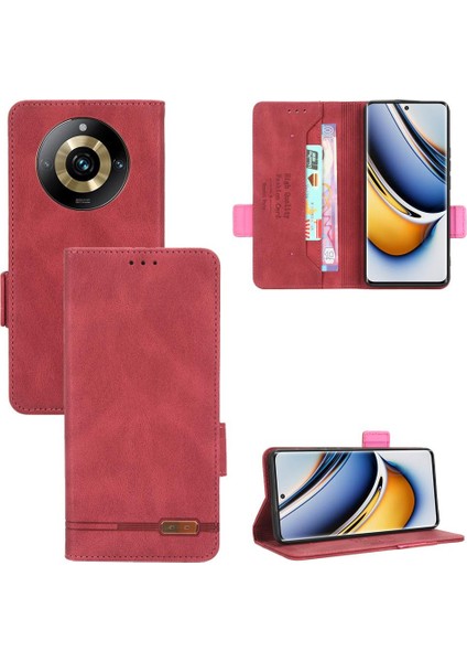Realme 11 Pro Artı Kart Tutucu Kickstand ile Tam Koruma (Yurt Dışından)