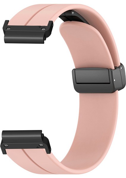 Garmin Fenix 7x / 6x / 5x 26MM Manyetik Toka Silikon Kayış (Yurt Dışından)