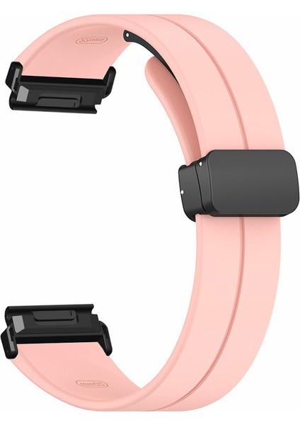 Garmin Fenix 7x / 6x / 5x 26MM Manyetik Toka Silikon Kayış (Yurt Dışından) modelleri