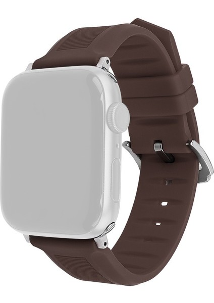 Apple Watch Ultra 2 49MM / Series 9 8 7 45MM Saat Kayışı Silikon Bant (Yurt Dışından)