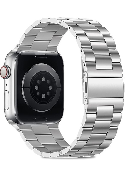 Apple Watch Ultra 2 49MM / 9 8 7 45MM Paslanmaz Çelik Saat Kayışı (Yurt Dışından)
