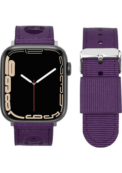 Apple Watch Ultra 2 49MM / 9 8 7 45MM / 6 5 4 44MM Su Geçirmez Naylon Watch Band (Yurt Dışından)