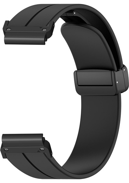 Garmin Fenix 7x / 6x / 5x 26MM Manyetik Toka Silikon Kayış (Yurt Dışından)
