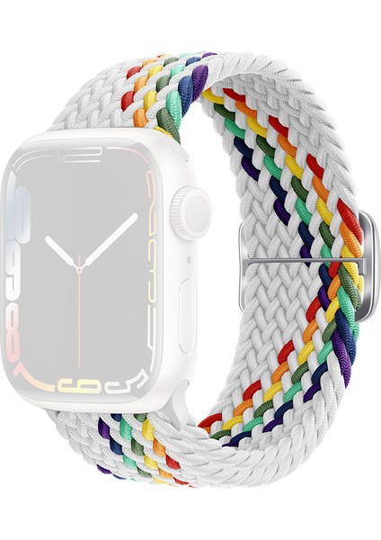 Apple Watch Series 9 8 7 41MM / 6 5 4 40MM Naylon Watch Band (Yurt Dışından)