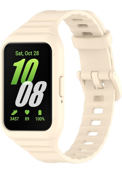 Samsung Galaxy Fit3 Saat Kılıflı Entegre Silikon Kayış (Yurt Dışından)