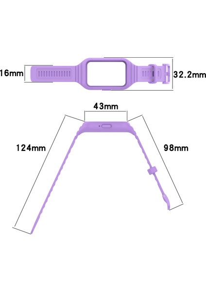 Samsung Galaxy Fit3 Saat Kılıflı Entegre Silikon Kayış (Yurt Dışından) fiyatları