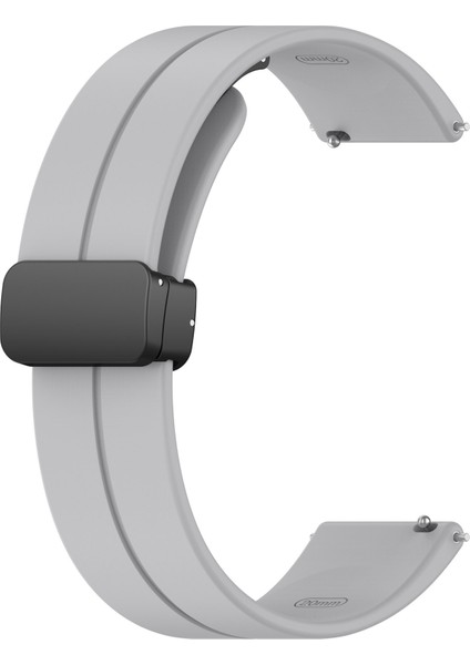 Huawei Watch Gt 4 41MM / Garmin Venu 3s 18MM Watch Band Silikon Saat Kayışı (Yurt Dışından)