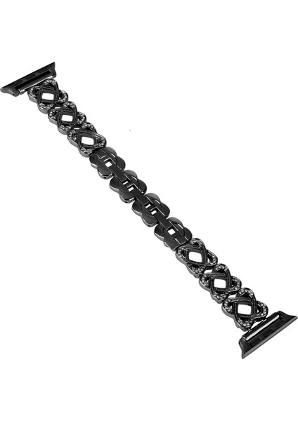 Apple Watch Series 9 8 7 41MM / 6 5 4 40MM Çinko Alaşım Bilek Bandı (Yurt Dışından)