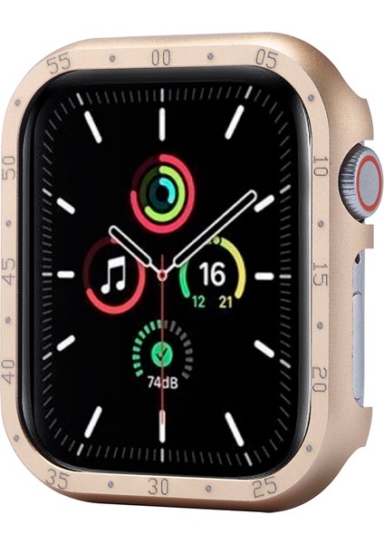 Apple Watch Series 9/8/7 41MM Alüminyum Alaşımlı Saat Kılıfı Arama Plakalı Koruyucu Kapak (Yurt Dışından)