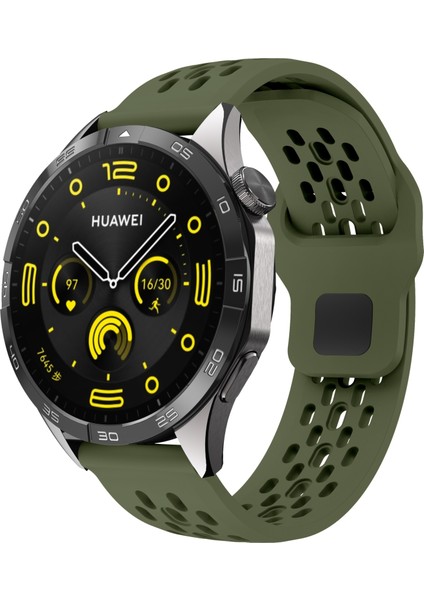 Huawei Watch Gt 4 41MM / Garmin Venu 3s / 2s 18MM Silikon Kayış Içi Boş Saat Bandı (Yurt Dışından) fiyatları