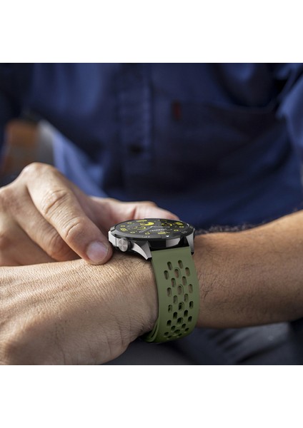 Huawei Watch Gt 4 41MM / Garmin Venu 3s / 2s 18MM Silikon Kayış Içi Boş Saat Bandı (Yurt Dışından) indirimleri