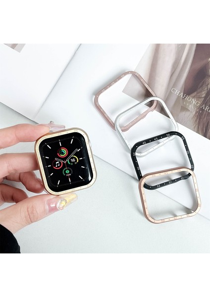 Apple Watch Series 6/5/4 / Se (2022) / Se (2023) / Se 44MM Alüminyum Alaşımlı Içi Boş Saat Kapağı, Kadran Plakalı (Yurt Dışından) fırsatları