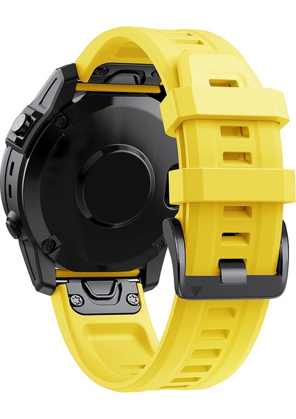 Garmin Fenix 7/7 Pro Yedek Quickfit 22MM Silikon Saat Bandı (Yurt Dışından)