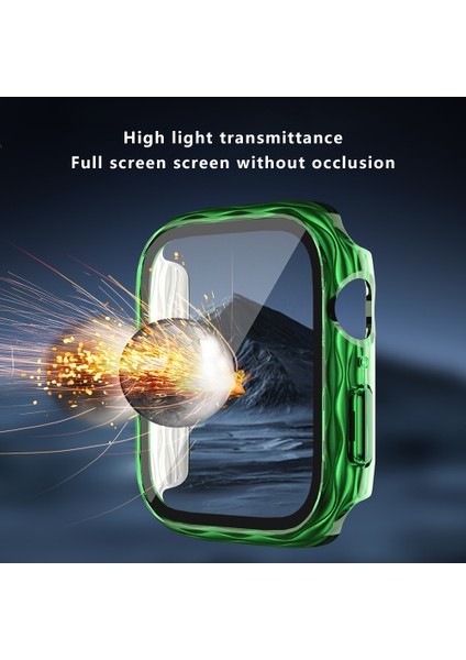 Apple Watch Series 7/8 45MM Sert Pc + Temperli Cam Ekran Filmi Izle Kılıf Kapağı (Yurt Dışından)