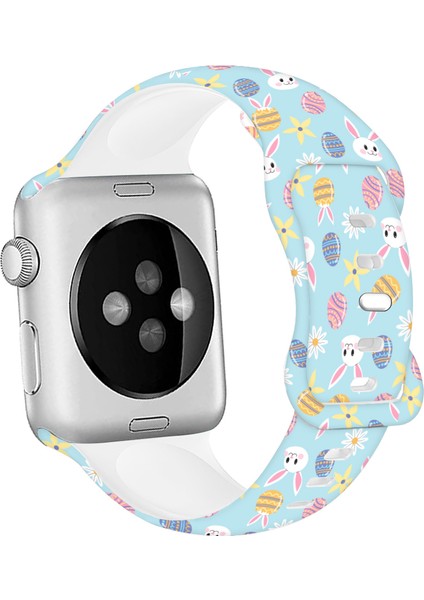 Apple Watch Ultra 2 49MM / 9 8 7 45MM / 6 5 4 44MM Silikon Saat Bandı (Yurt Dışından)