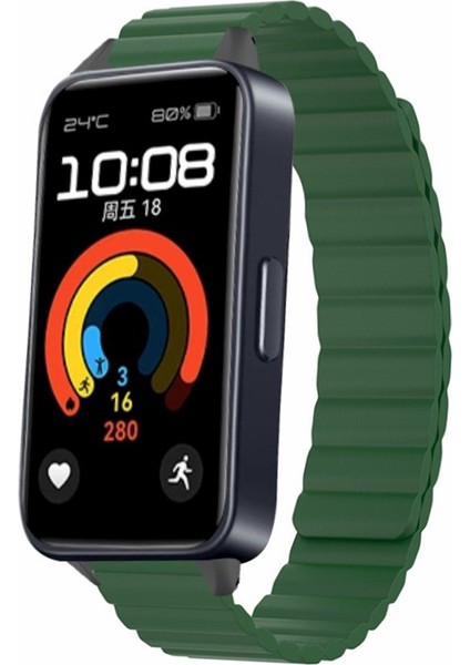 Huawei Band 9 Manyetik Bilek Bandı Ayarlanabilir Silikon Saat Kayışı (Yurt Dışından) fiyatları