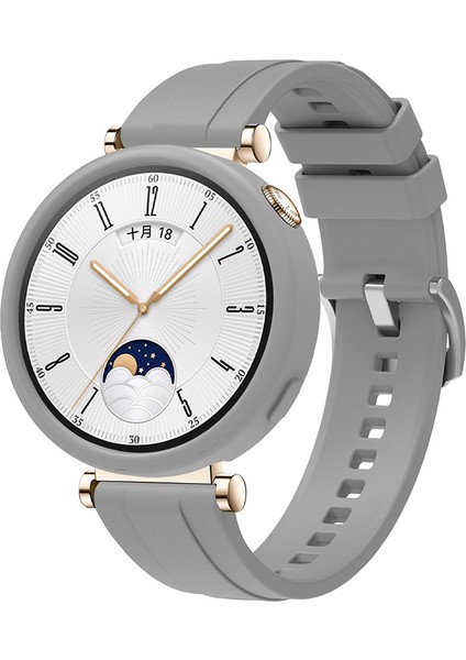 Huawei Watch Gt 4 41MM Yedek Silikon Bantlı Saat Kılıfı (Yurt Dışından)