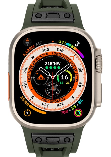 Apple Watch Ultra 2 49MM / Series 9 8 7 45MM / 6 5 4 44MM Tpu Saat Kayışı (Yurt Dışından) modelleri