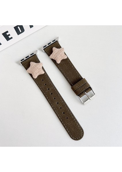 Apple Watch Ultra 2 49MM / Series 9 8 7 45MM Kayış Hakiki Inek Derisi Bant (Yurt Dışından)