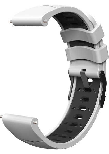 Samsung Galaxy Watch6 Classic 43MM / 47MM / Garmin Active 20MM Silikon Trapez Saat Kayışı (Yurt Dışından)
