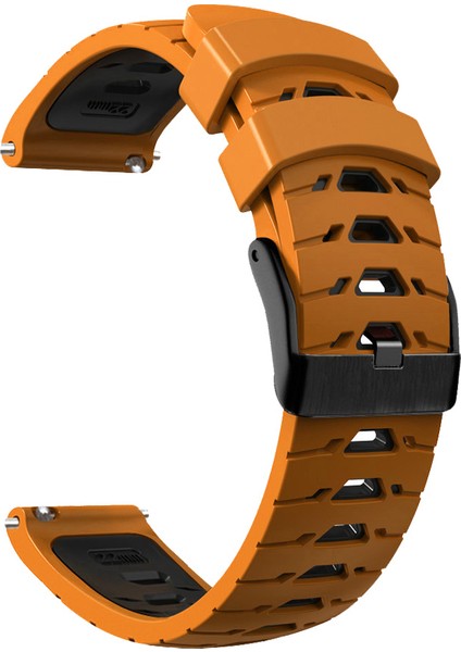 Samsung Galaxy Watch6 Classic 43MM / 47MM / Garmin Active 20MM Silikon Trapez Saat Kayışı (Yurt Dışından)