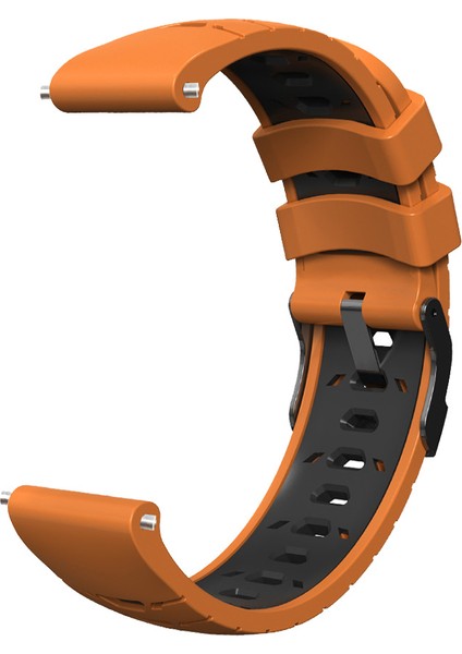 Samsung Galaxy Watch6 Classic 43MM / 47MM / Garmin Active 20MM Silikon Trapez Saat Kayışı (Yurt Dışından)