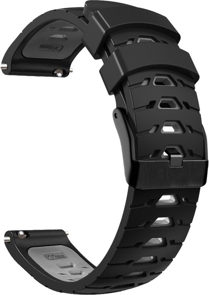 Samsung Galaxy Watch6 Classic 43MM / 47MM / Garmin Active 20MM Silikon Trapez Saat Kayışı (Yurt Dışından)