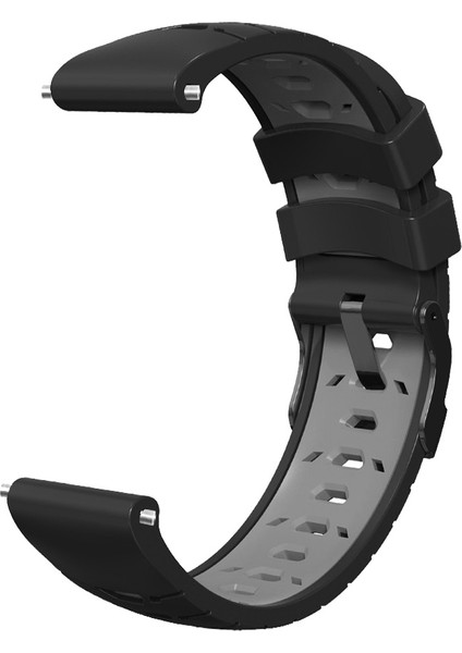 Samsung Galaxy Watch6 Classic 43MM / 47MM / Garmin Active 20MM Silikon Trapez Saat Kayışı (Yurt Dışından)