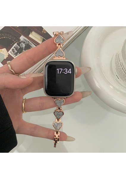 Apple Watch Ultra 2 49MM / Series 9 8 7 45MM / 6 5 4 44MM Kalp Tasarımlı Kayış (Yurt Dışından) fiyatları