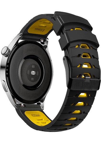 Samsung Galaxy Watch6 Classic 43MM / 47MM / Garmin Active 20MM Silikon Trapez Saat Kayışı (Yurt Dışından)