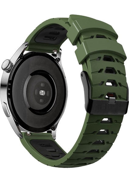 Samsung Galaxy Watch6 Classic 43MM / 47MM / Garmin Active 20MM Silikon Trapez Saat Kayışı (Yurt Dışından)