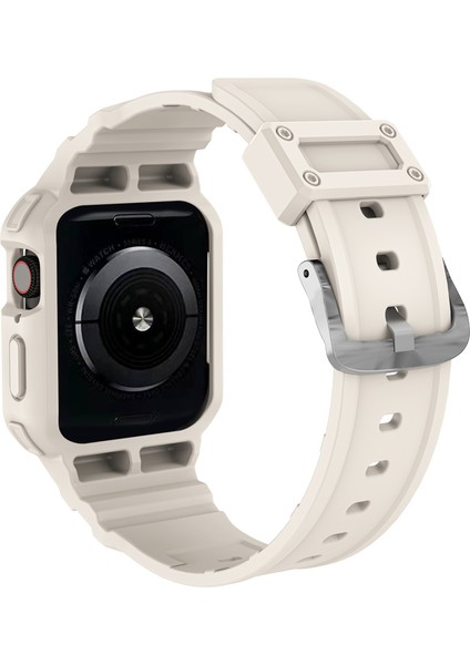 Apple Watch Series 9 8 7 41MM / 9 8 7 41 45MM Watch Band Yedek Tpu Kayış Kılıf Kapaklı (Yurt Dışından)