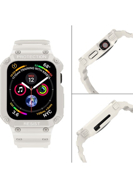 Apple Watch Series 9 8 7 41MM / 9 8 7 41 45MM Watch Band Yedek Tpu Kayış Kılıf Kapaklı (Yurt Dışından) fırsatları