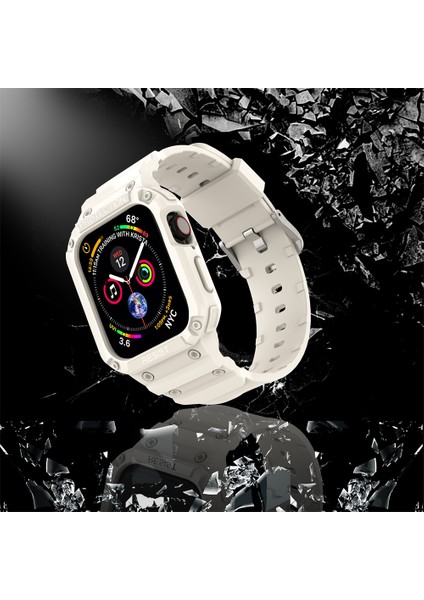 Apple Watch Series 9 8 7 41MM / 9 8 7 41 45MM Watch Band Yedek Tpu Kayış Kılıf Kapaklı (Yurt Dışından) indirimleri