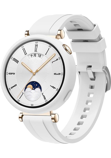 Huawei Watch Gt 4 41MM Yedek Silikon Bantlı Saat Kılıfı (Yurt Dışından)