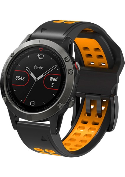Garmin Quickfit 26MM Saat Kayışı Çift Sıra Delikli Silikon Kayış (Yurt Dışından) indirimleri
